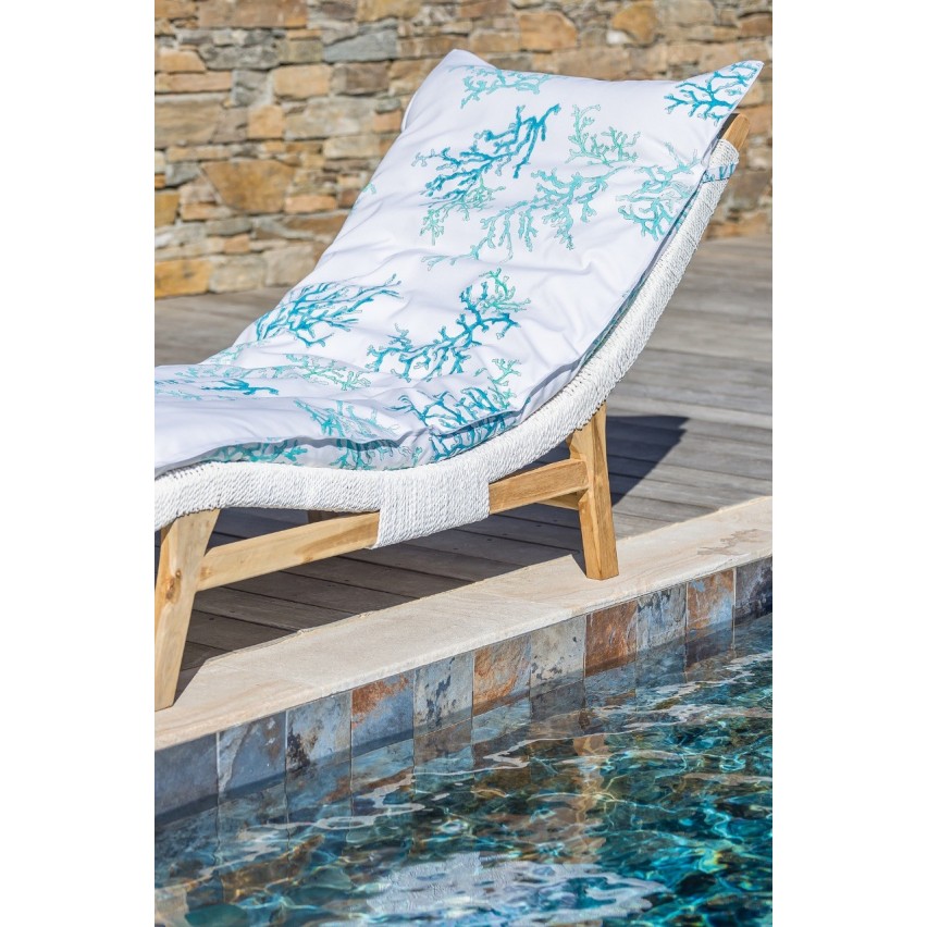 SUNBED WITH REMOVABLE COVER CANOUBIER