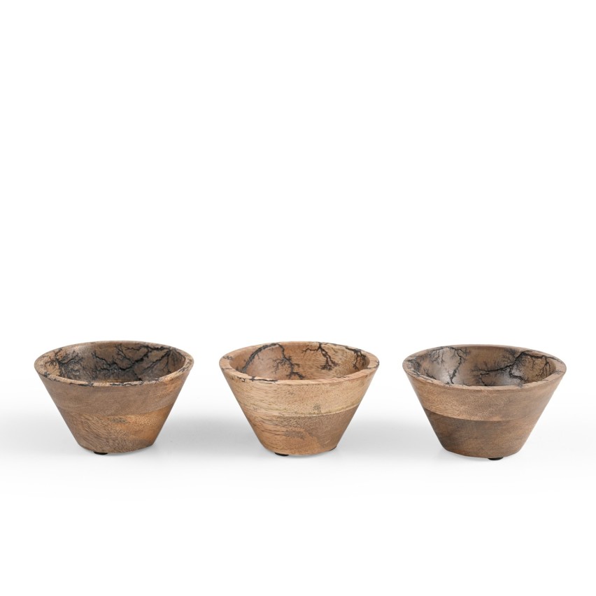 SET 3 COUPELLES EMPREINTE