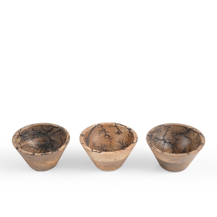 SET 3 COUPELLES EMPREINTE