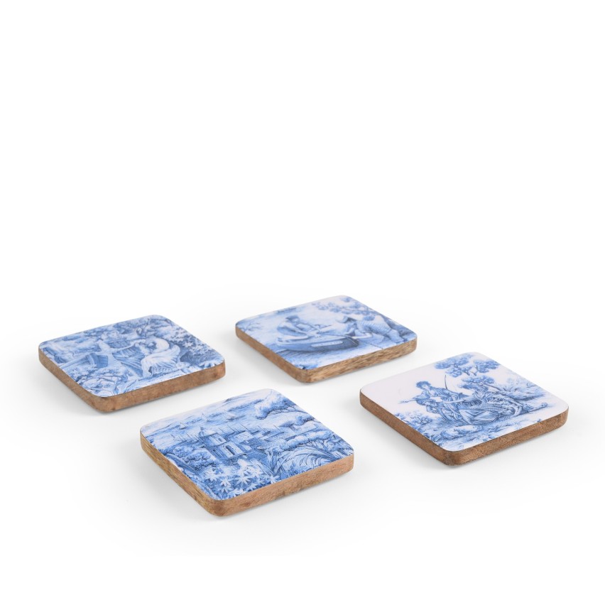 4 DESSOUS DE VERRE INFINITY
