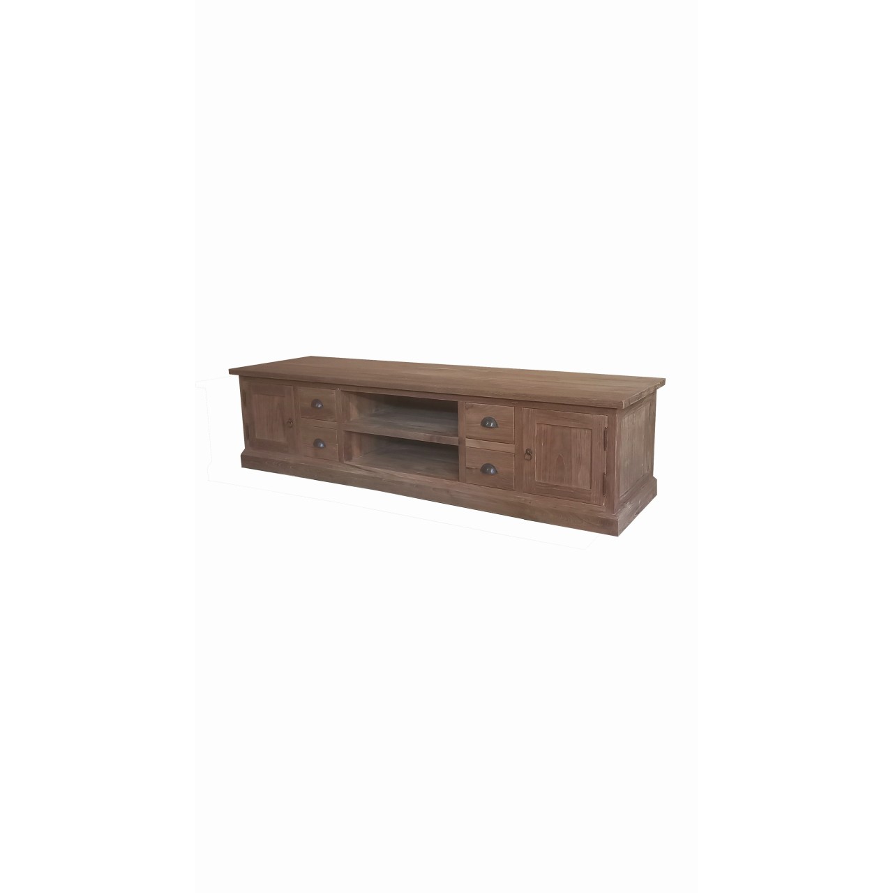 Meuble TV Cabinet Teak Naturel