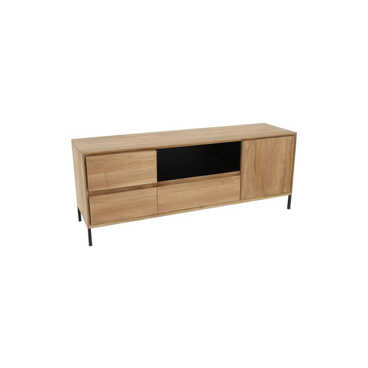 Meuble TV Cabinet New Teak Grade a Naturel