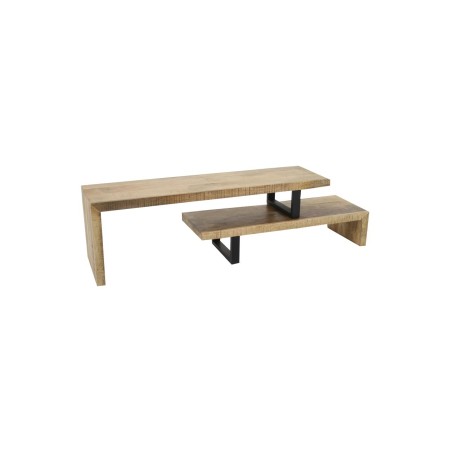 TV CABINET MANGGO WOOD GRADE A NATURAL
