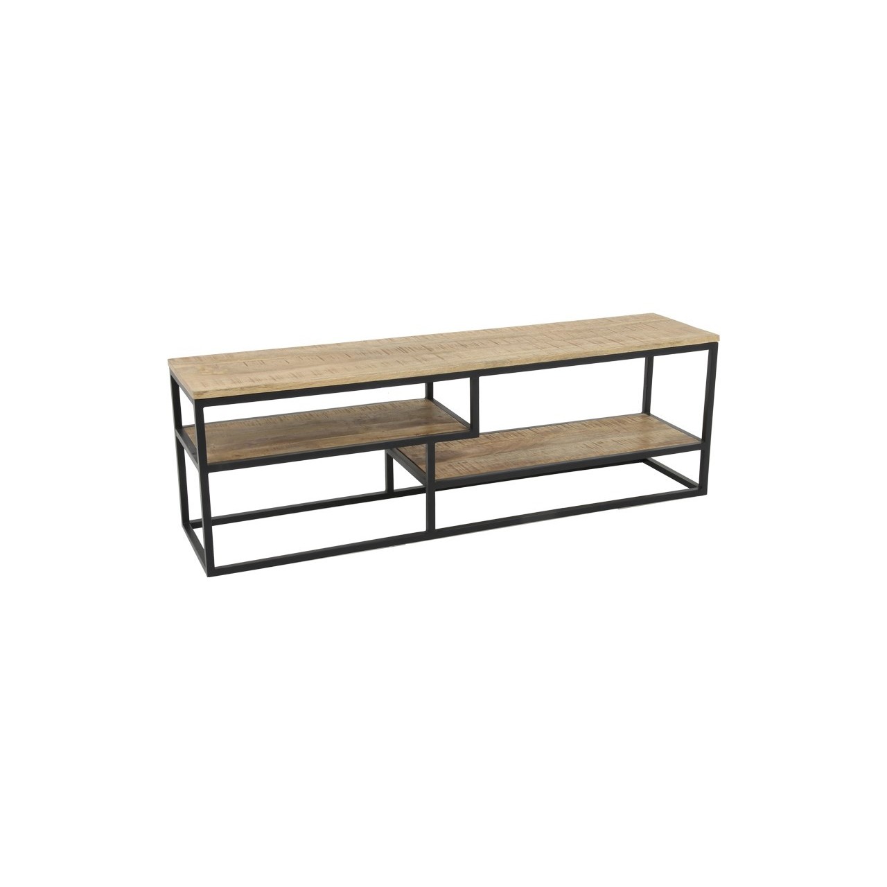 TV CABINET 150 MANGGO WOOD GRADE A NATURAL