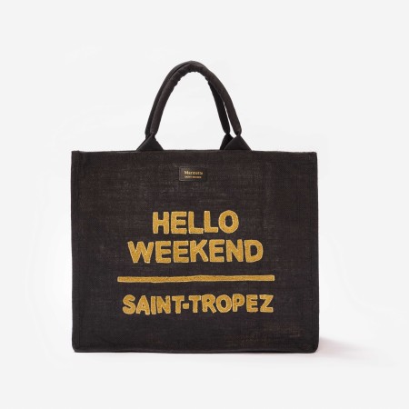 HELLO WEEKEND TUFT BAG large