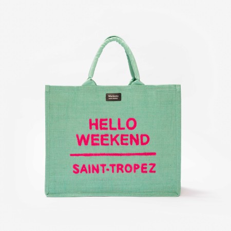 HELLO WEEKEND TUFT BAG large