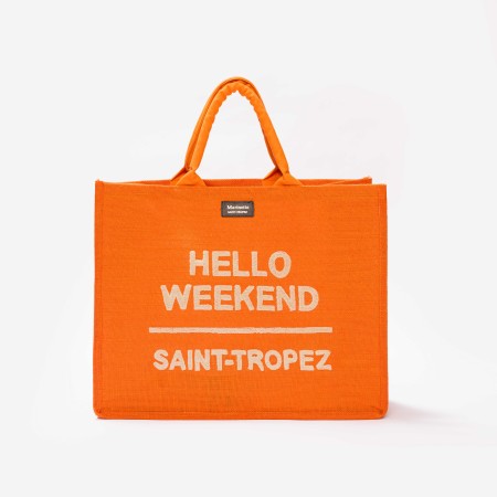 HELLO WEEKEND TUFT BAG large