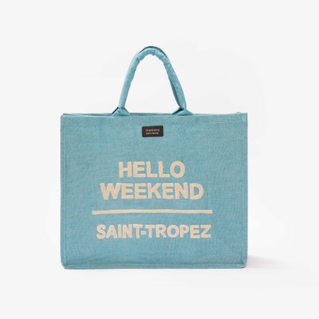 HELLO WEEKEND TUFT BAG large