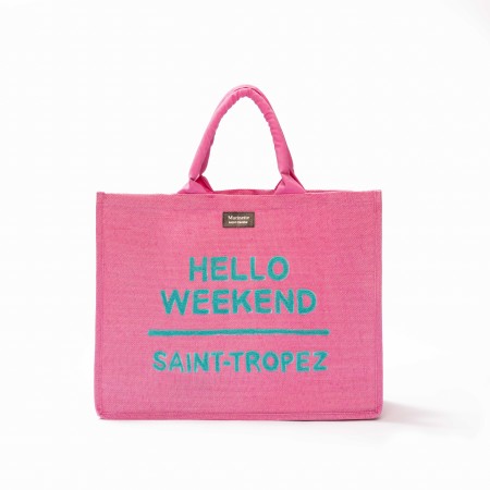 HELLO WEEKEND TUFT BAG large
