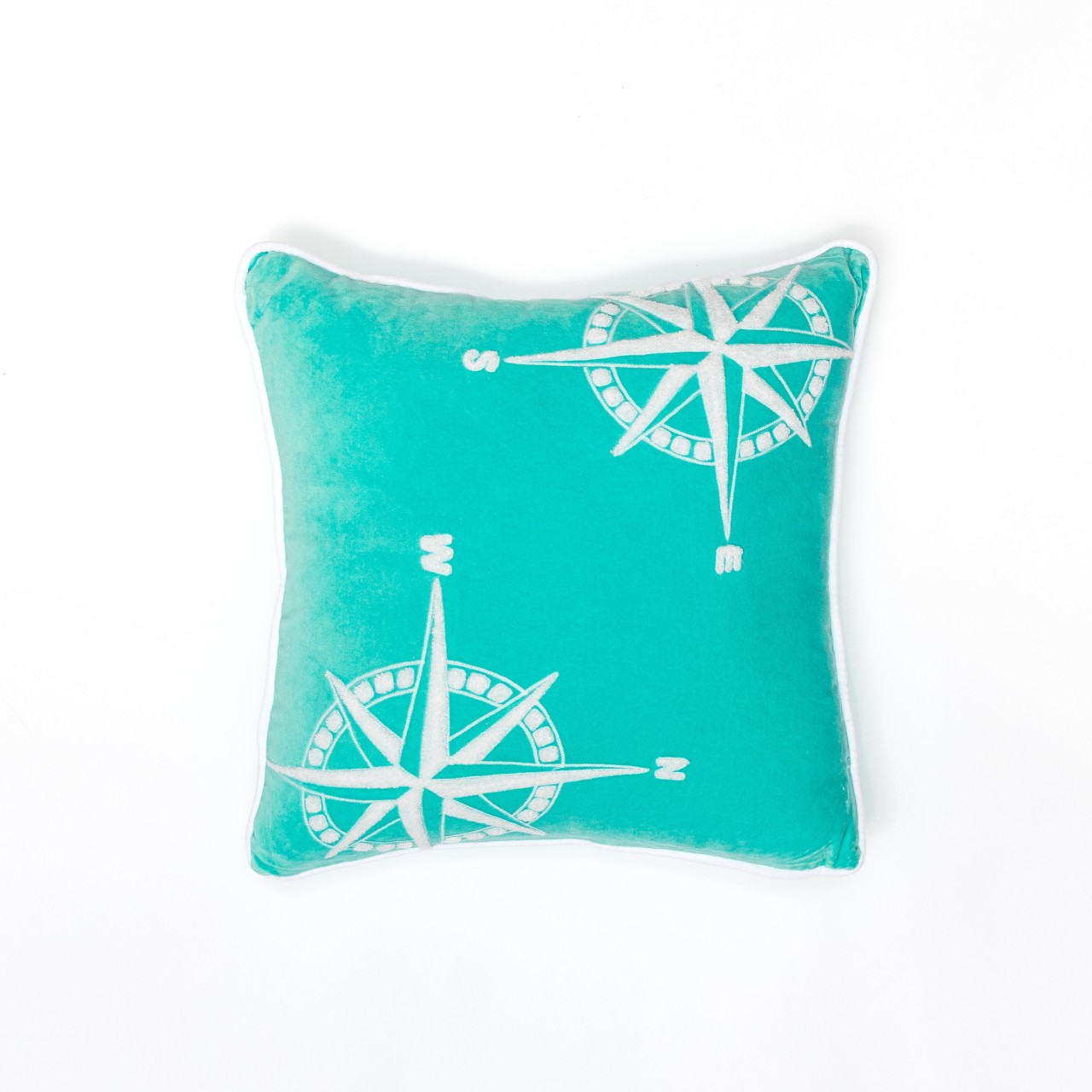 COUSSIN DECO ROSE VENT carré