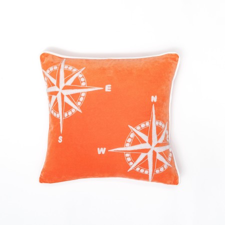 CUSHION DECORATIVE ROSE VENT square