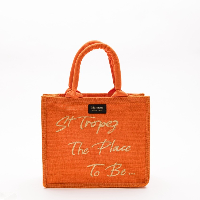BAG JUTE STELLA medium