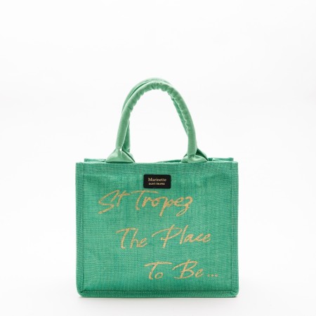 BAG JUTE STELLA medium
