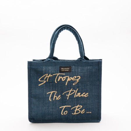 BAG JUTE STELLA medium