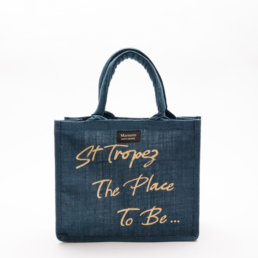 BAG JUTE STELLA medium