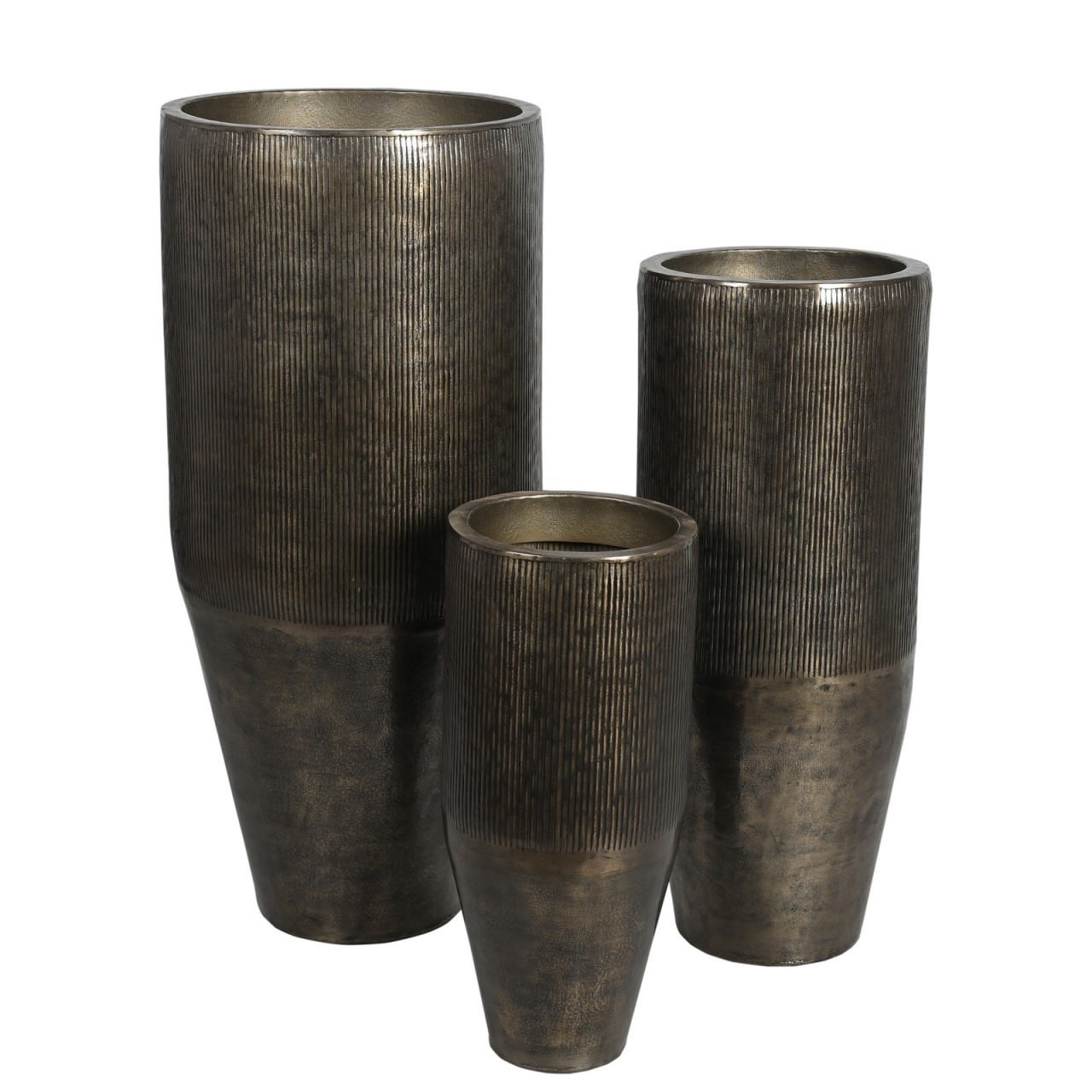 SET DE 3 JARDINIERES