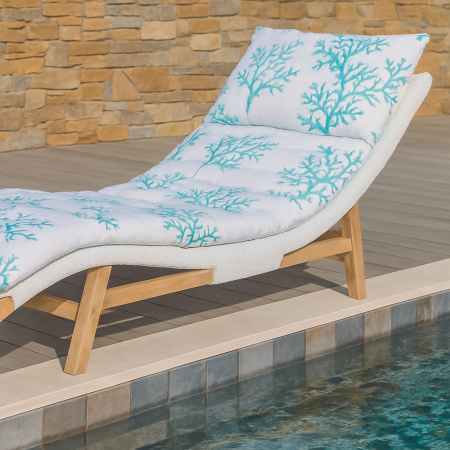 ROLL-UP MATELAS DE PISCINE & PLAGE 100% COTON