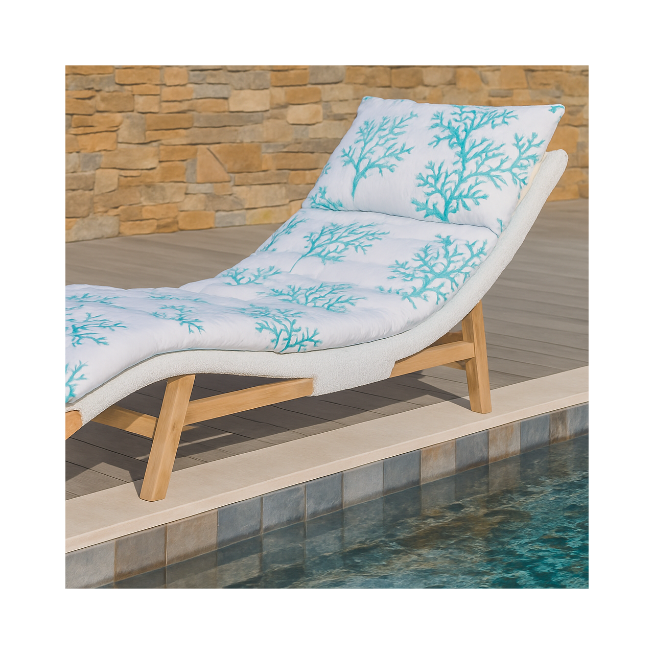 ROLL-UP MATELAS DE PISCINE & PLAGE 100% COTON