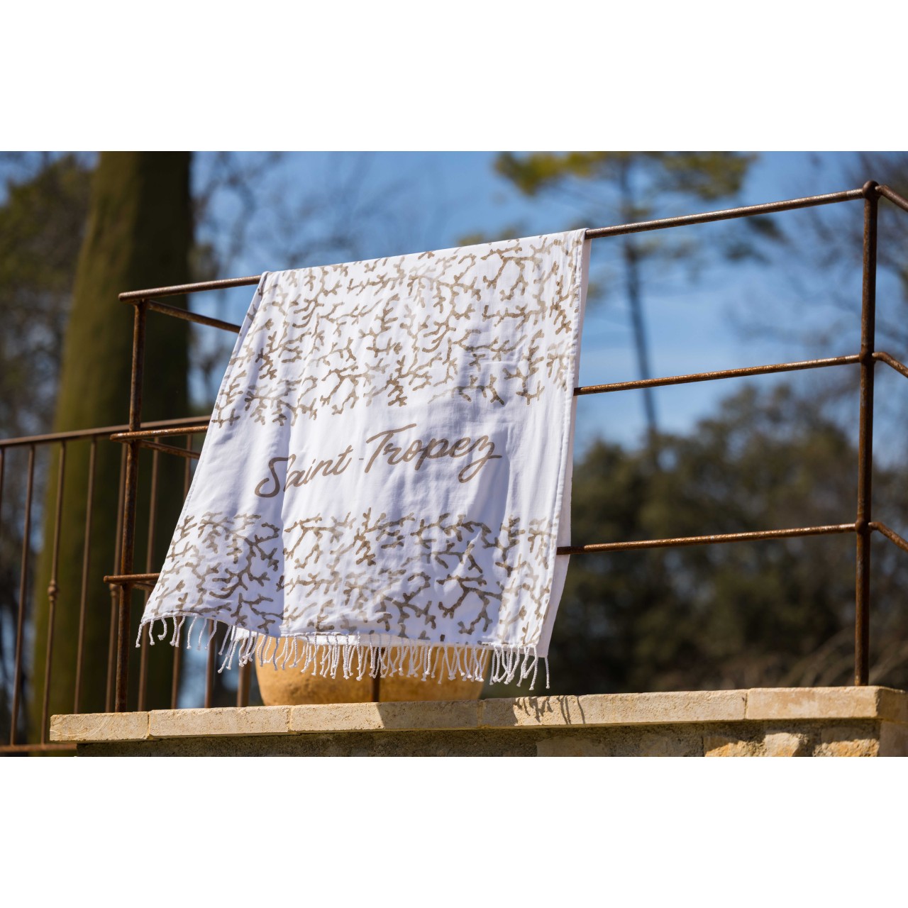 LUXURY BEACH TOWEL FIDJI St-Tropez