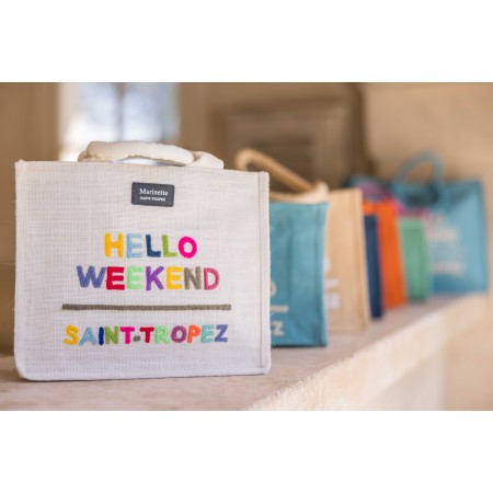 HELLO WEEKEND TUFT BAG large
