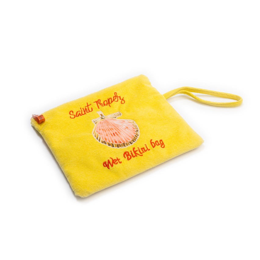 TERRY CLUTCH COQUILLAGE
