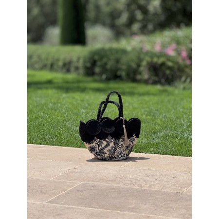 LARGE BEACH BAG IN NATURAL MATERIALS