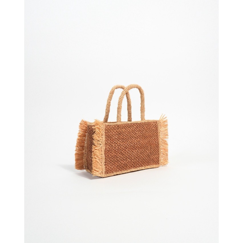 Handmade Raffia Bag natural small