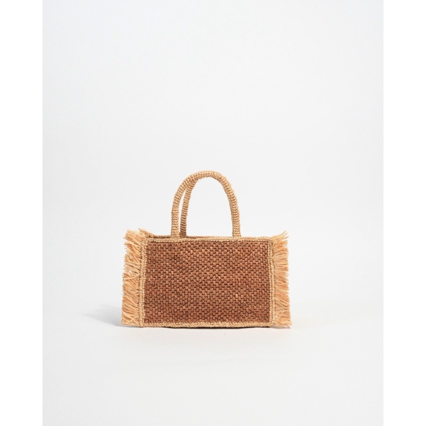 Handmade Raffia Bag natural small