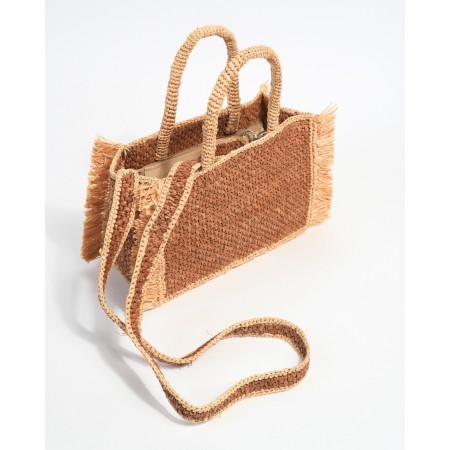 Handmade Raffia Bag natural small