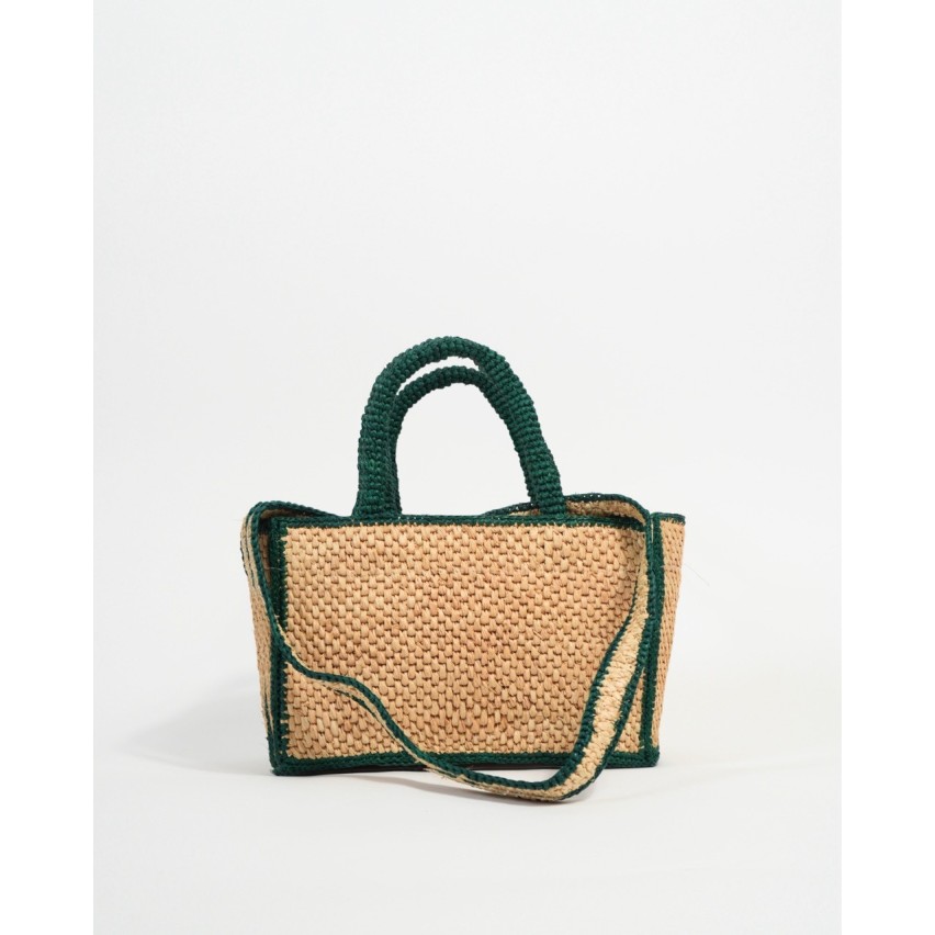 Handmade Raffia Bag natural small