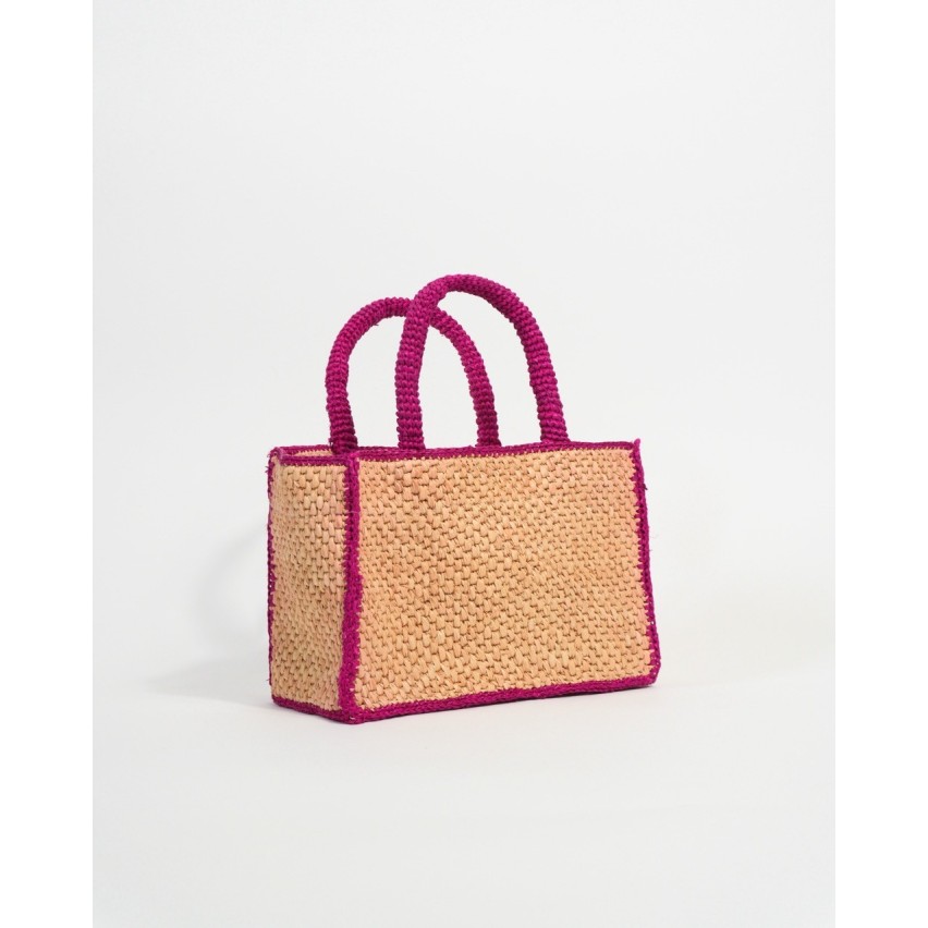 Handmade Raffia Bag natural small