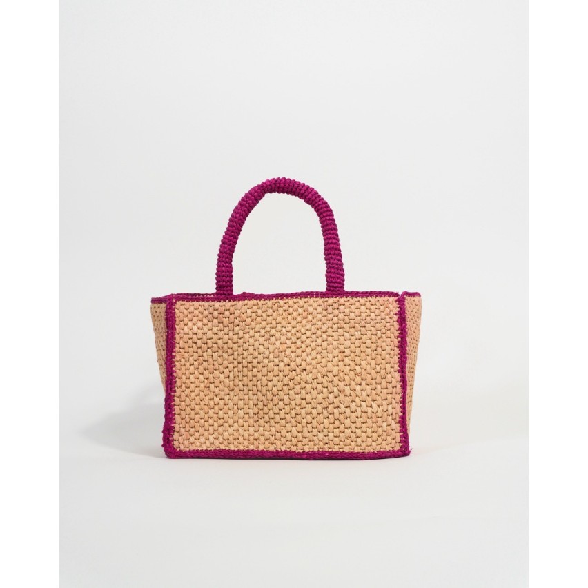 Handmade Raffia Bag natural small