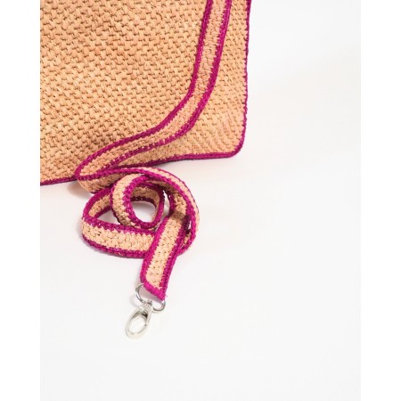 Handmade Raffia Bag natural small