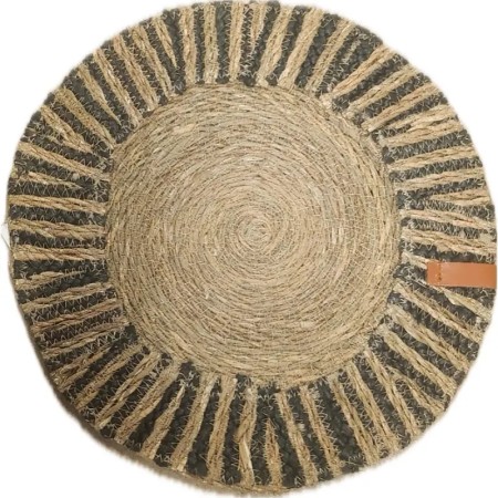 SET DE TABLE ROND EN CORDE TRESSÉ