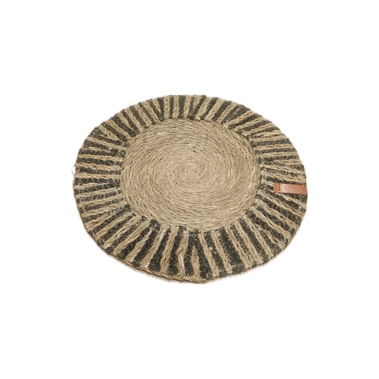 SET DE TABLE ROND EN CORDE TRESSÉ