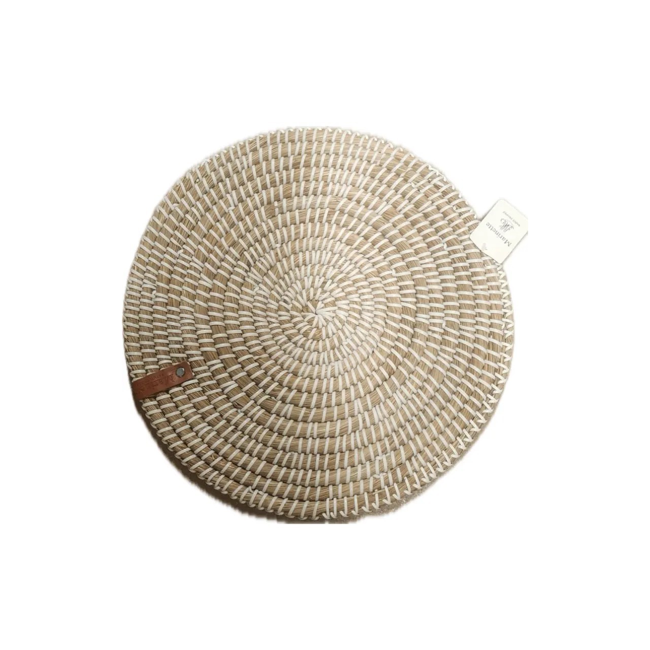 SET DE TABLE ROND EN CORDE TRESSÉ