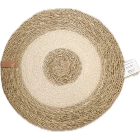 ROUND BRAIDED ROPE PLACEMAT