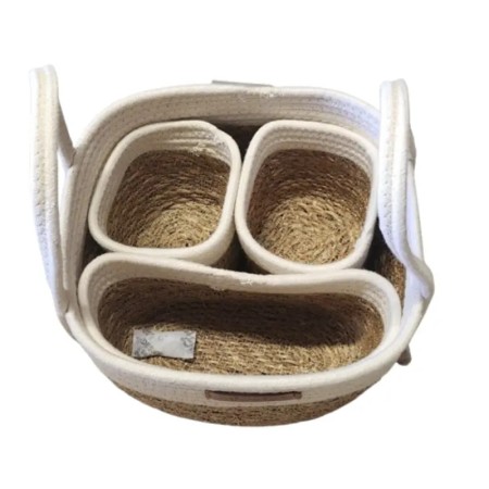 SET OF 4 STORAGE BASKETS