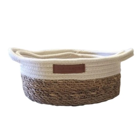 Set de 2 paniers de rangement – Légers, style bohème chic