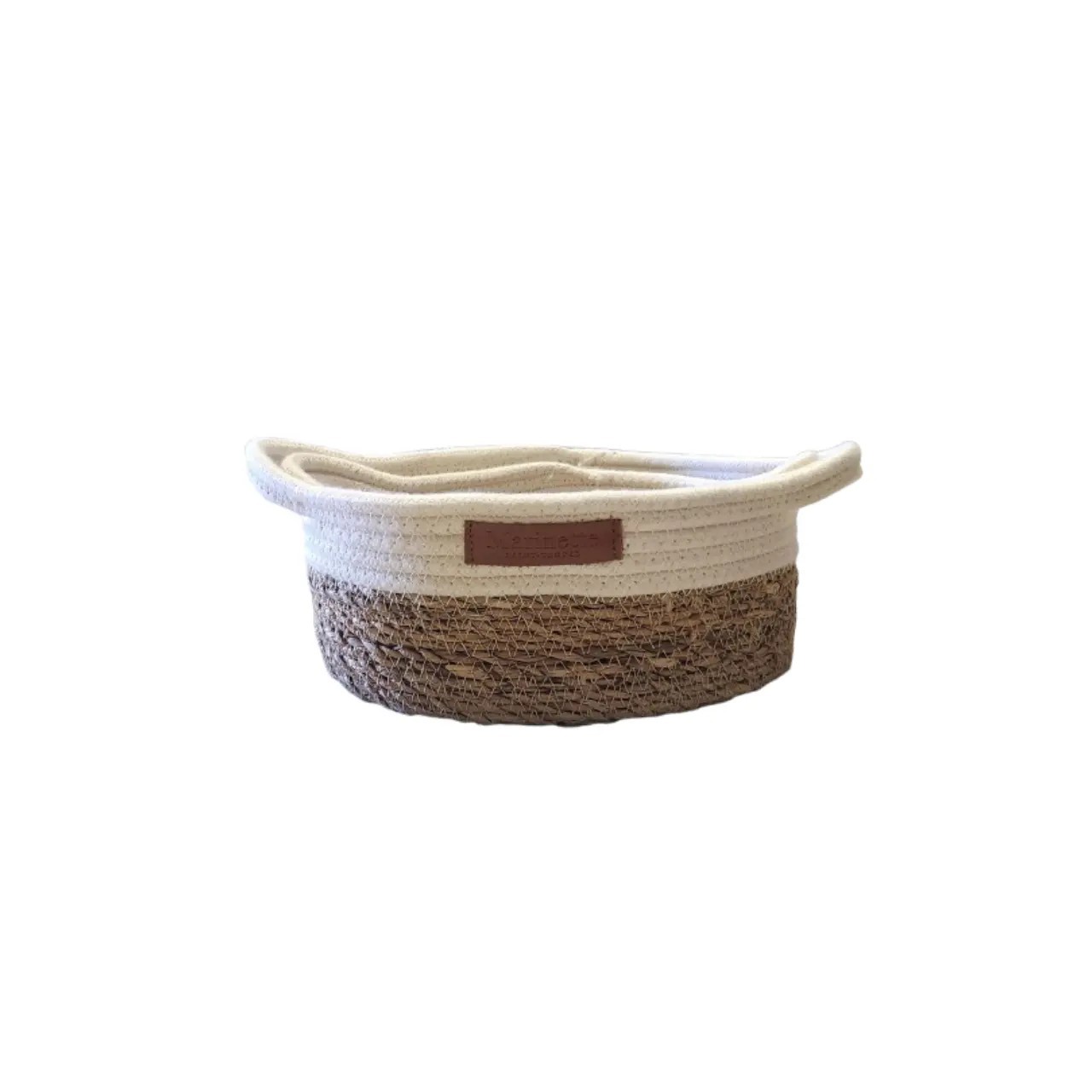 Set de 2 paniers de rangement – Légers, style bohème chic