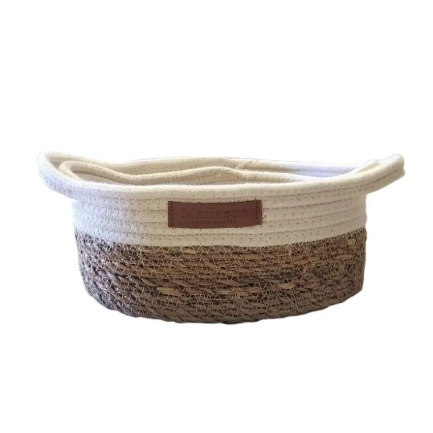 Set de 2 paniers de rangement – Légers, style bohème chic