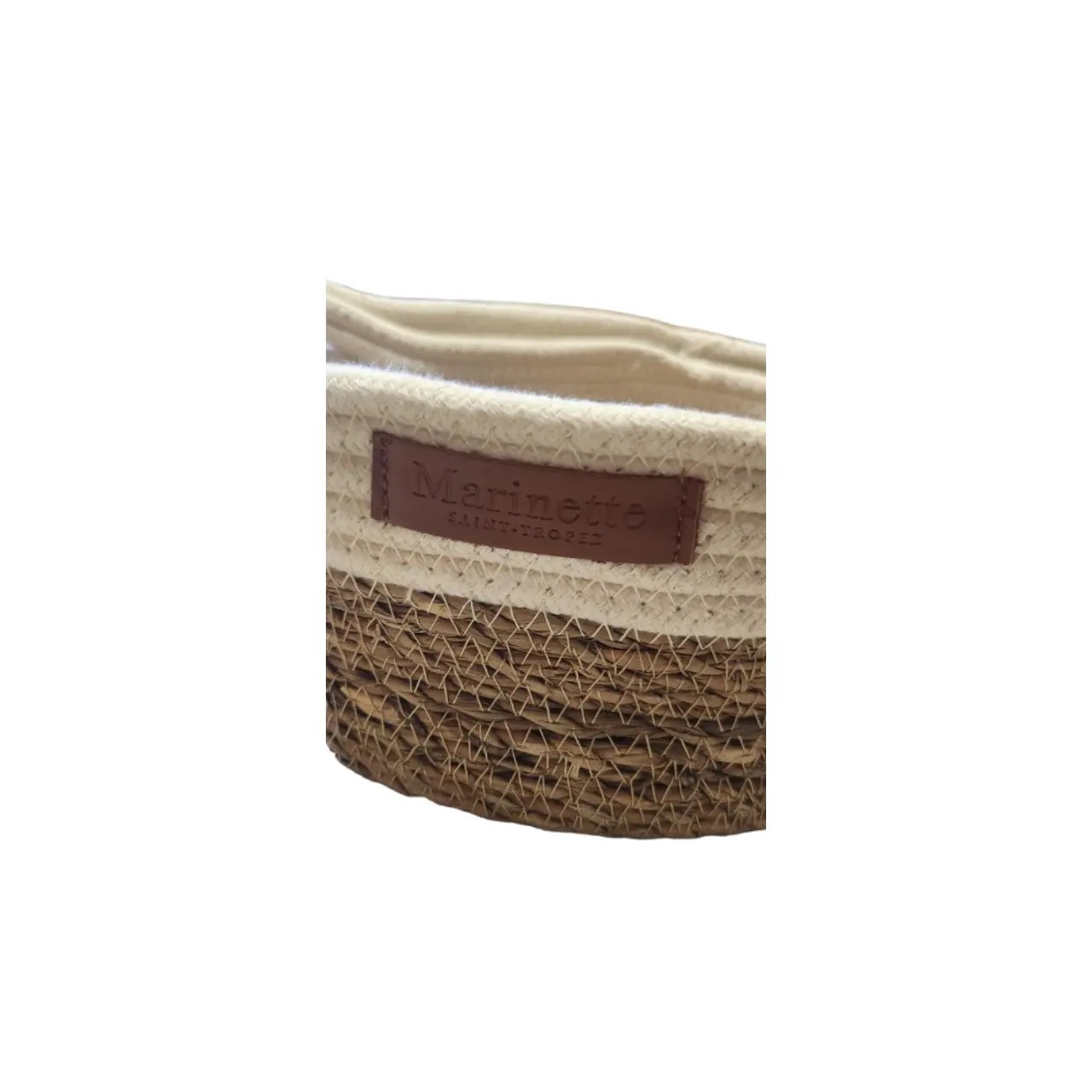 Set de 2 paniers de rangement – Légers, style bohème chic