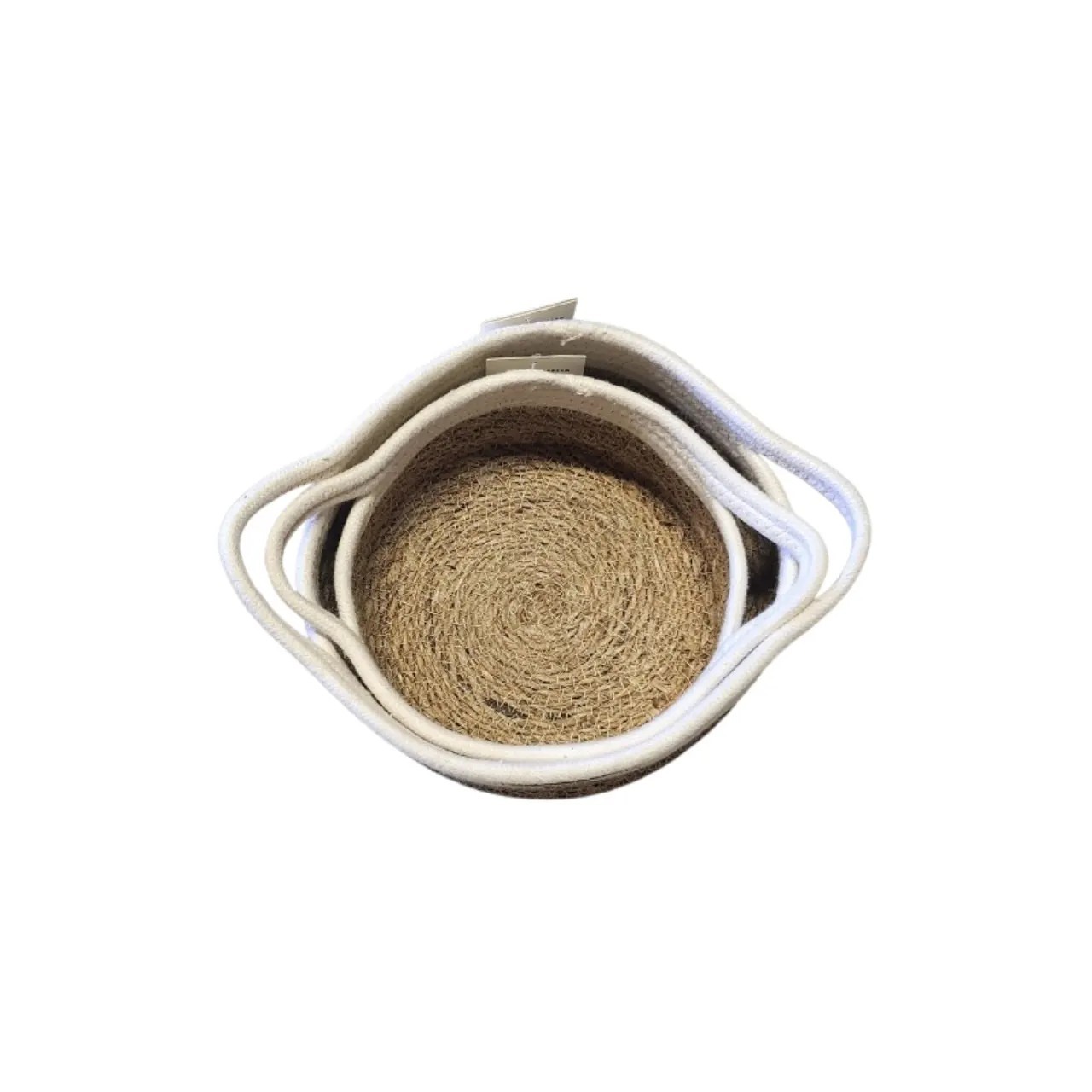Set de 2 paniers de rangement – Légers, style bohème chic