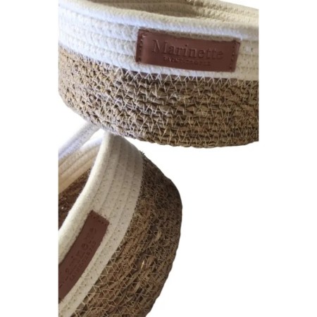 Set de 2 paniers de rangement – Légers, style bohème chic