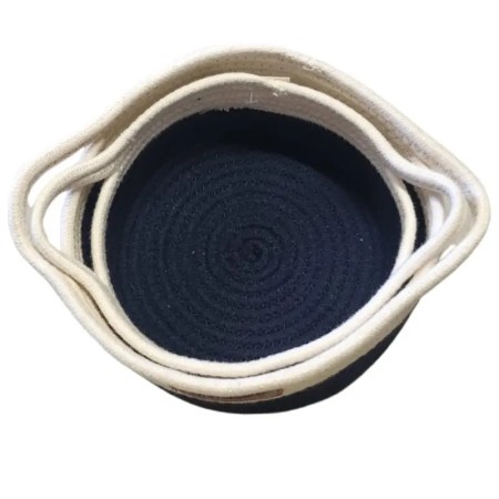 SET OF 2 STORAGE BASKETS