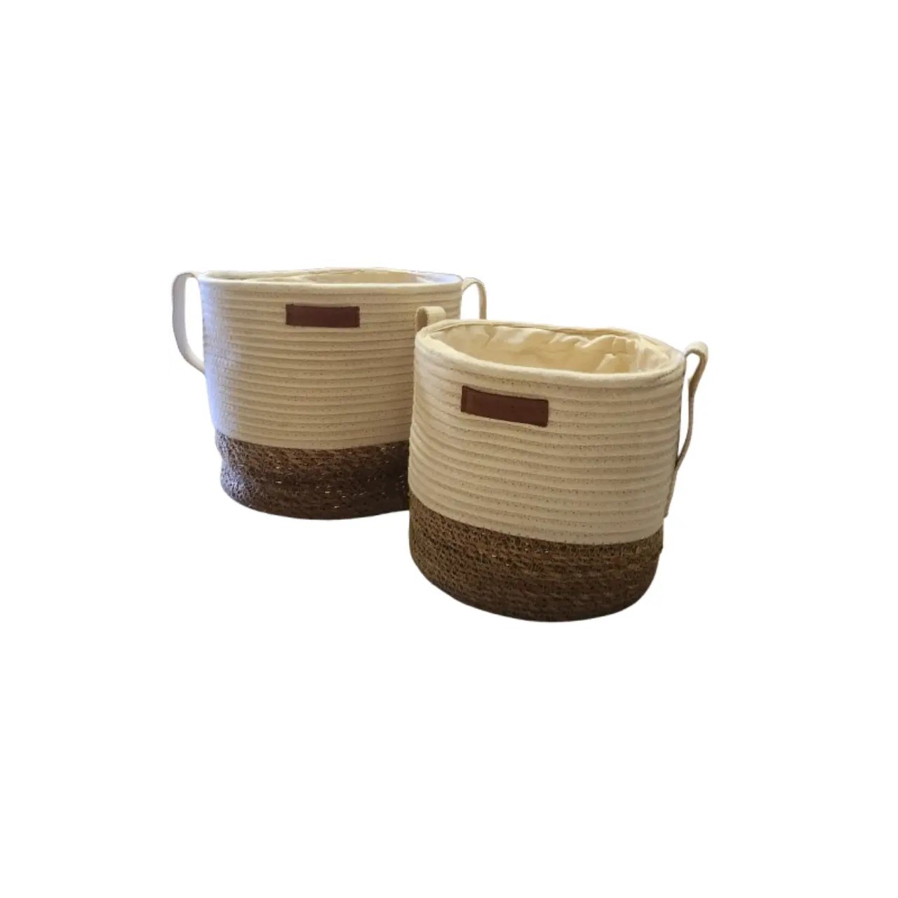 SET OF 2 STORAGE BASKETS