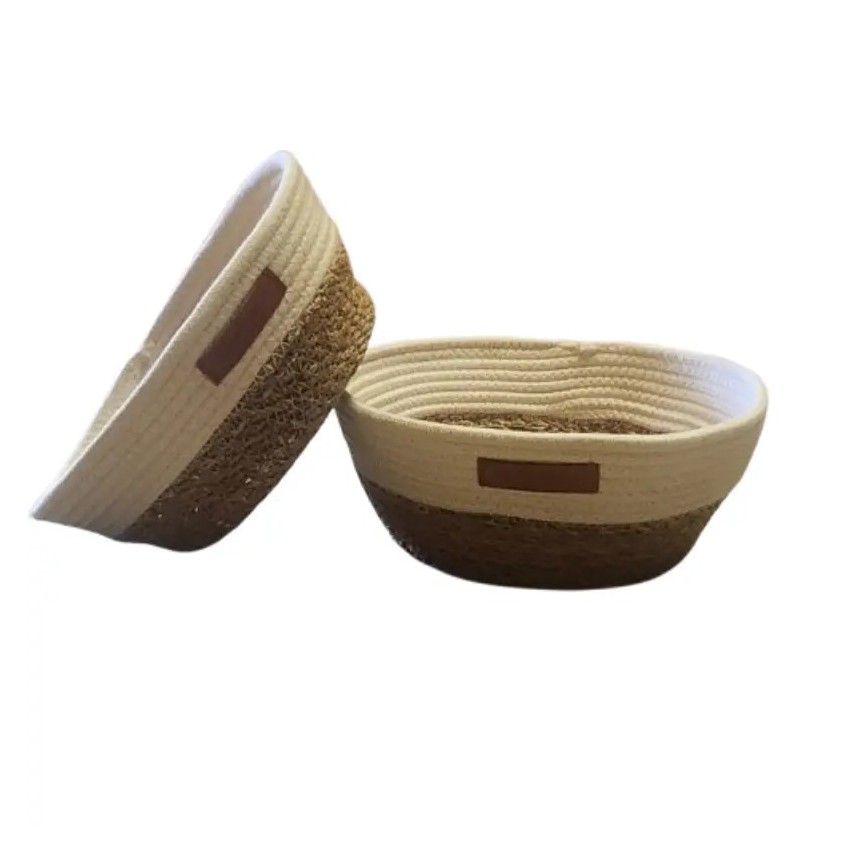 SET OF 2 STORAGE BASKETS