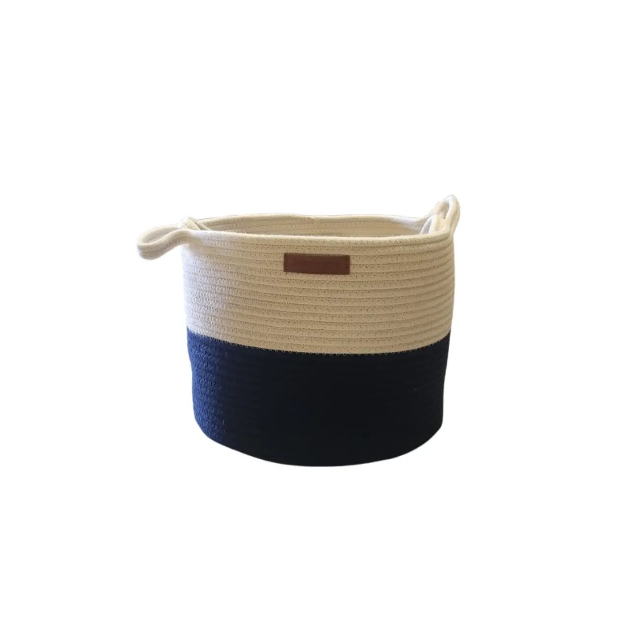 Lot de 2 paniers pour rangement – Design naturel, idéal buanderie ou dressing